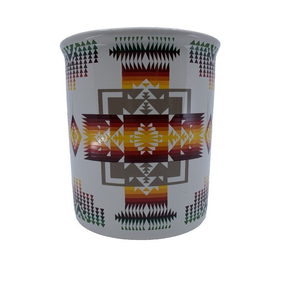 Pendleton Chief Joseph 12oz Coffee Mug Native American Blanket 4” Southwestern - Picture 3 of 8